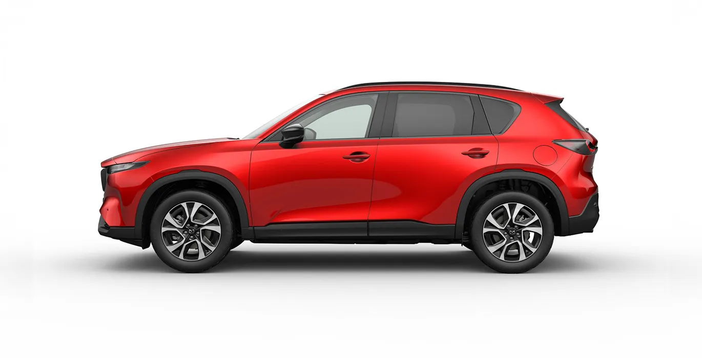 Mazda CX-5 2.5 Sky MHEV Centre-Line 3 Mazda CX 5 2.5 Sky MHEV 141CV AT FWD Exclusive Line RED lateral | Crazy Renting
