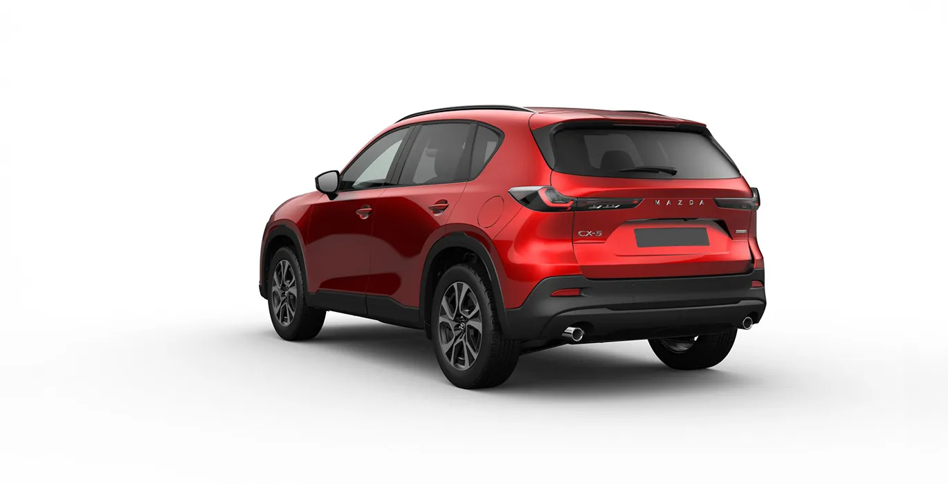 Mazda CX-5 2.5 Sky MHEV Centre-Line 2 Mazda CX 5 2.5 Sky MHEV 141CV AT FWD Exclusive Line RED trasera | Crazy Renting
