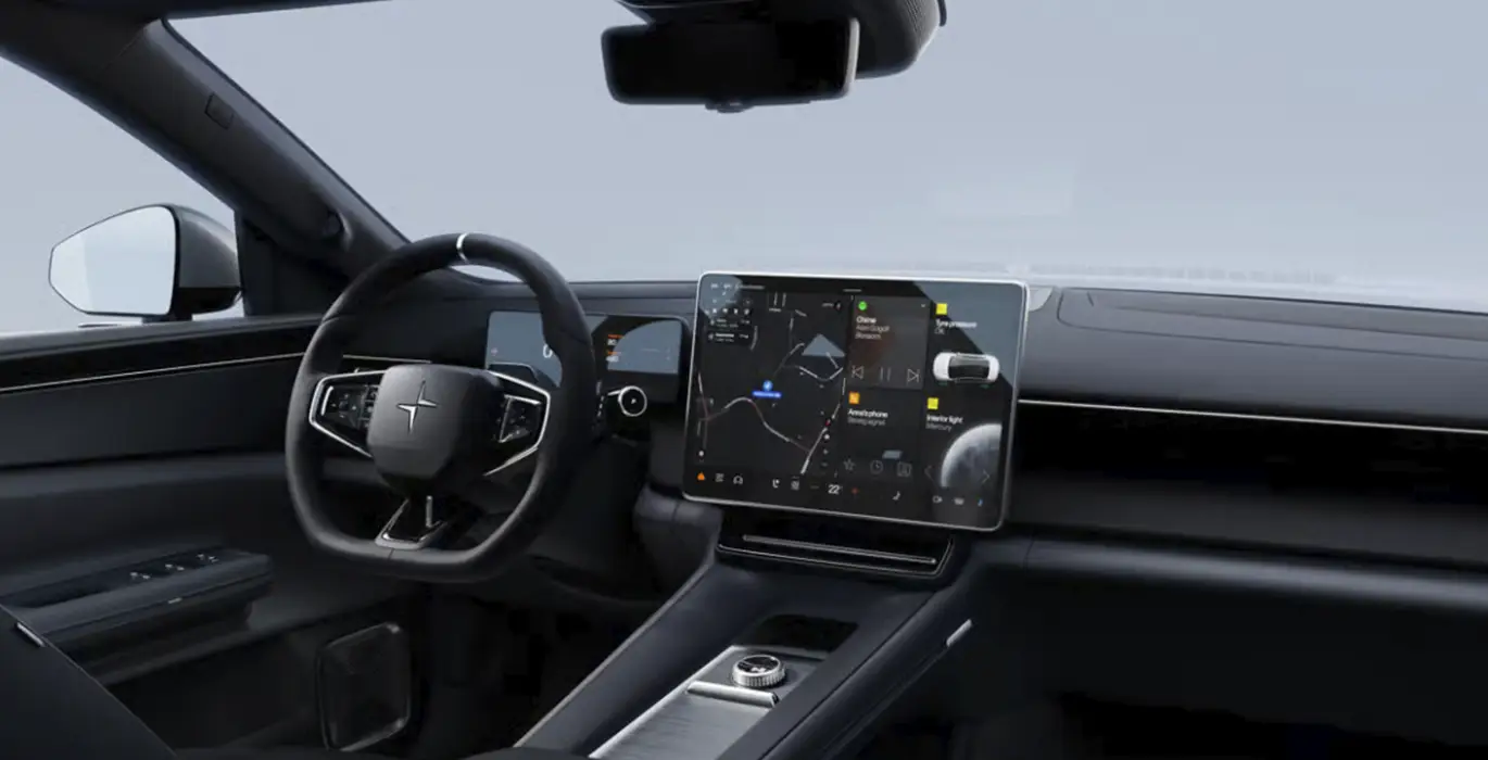 Polestar 4 Long Range Single Motor 4 Polestar 4 Long Range Single Motor interior delantera | Crazy Renting