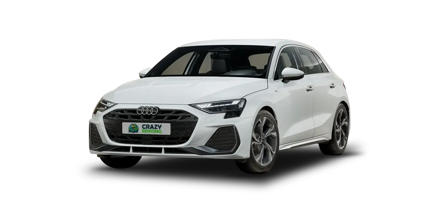 AUDI A3 Sportback S Line TFSIe 150kW S Tronic 1 AUDI A3 Sportback S Line TFSIe 150kW S Tronic sin fondo principal crazy | Crazy Renting