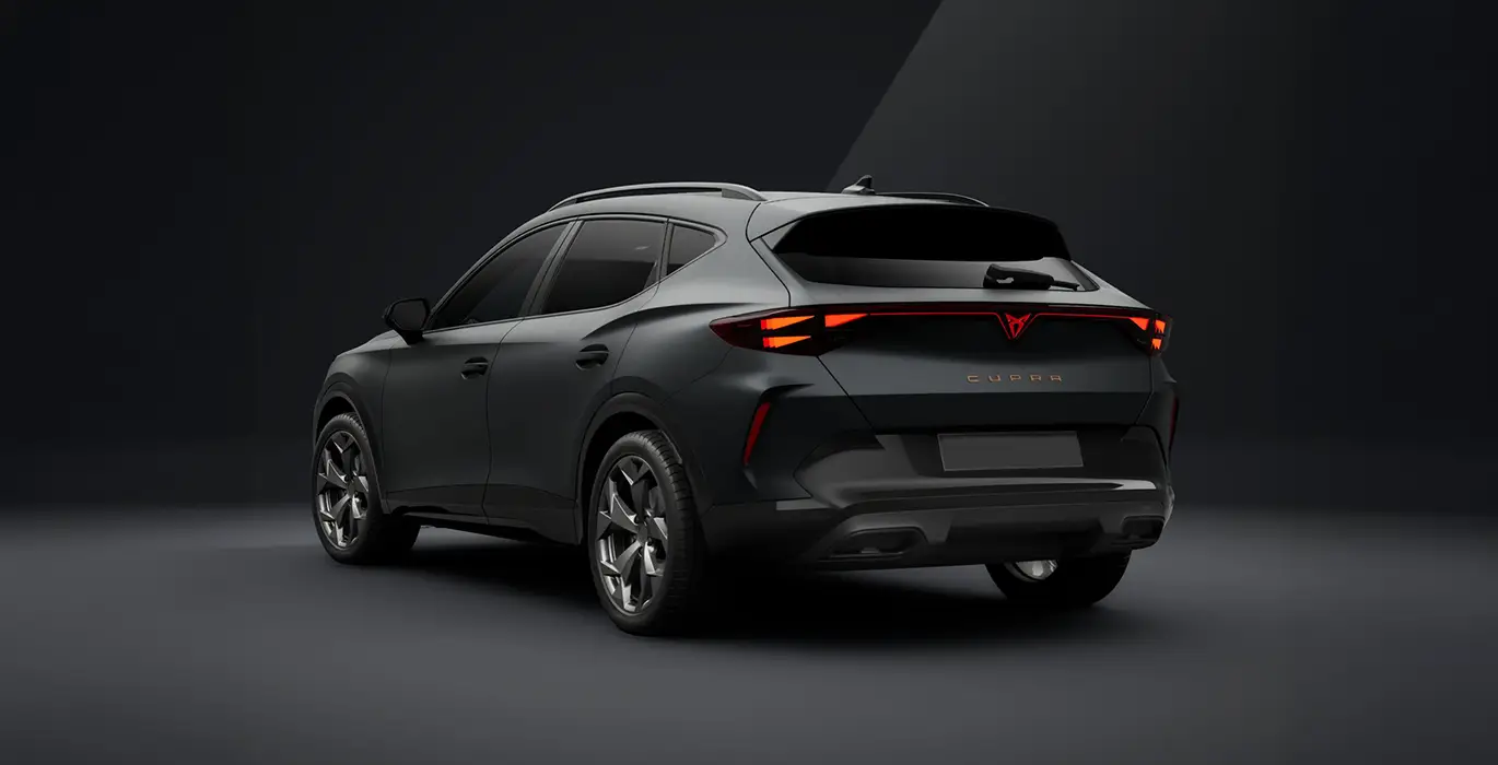 CUPRA Formentor 1.5 eTSI DSG 2 CUPRA Formentor 1.5 eTSI DSG gris trasera | Crazy Renting