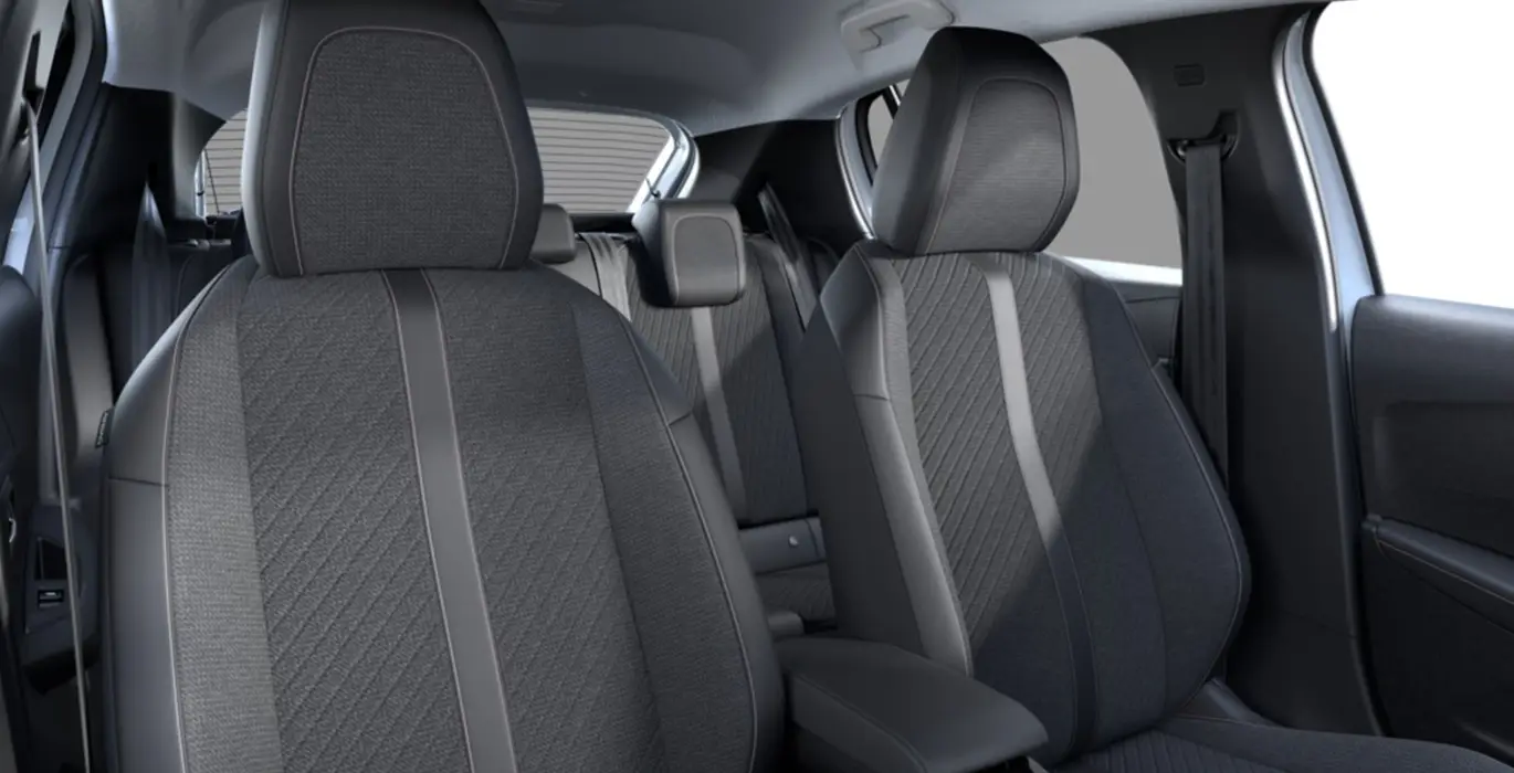 Peugeot 208 5P Allure 100 S&S 6vel. 6 Peugeot 208 5P Allure 100 SS 6vel. interior trasera | Crazy Renting