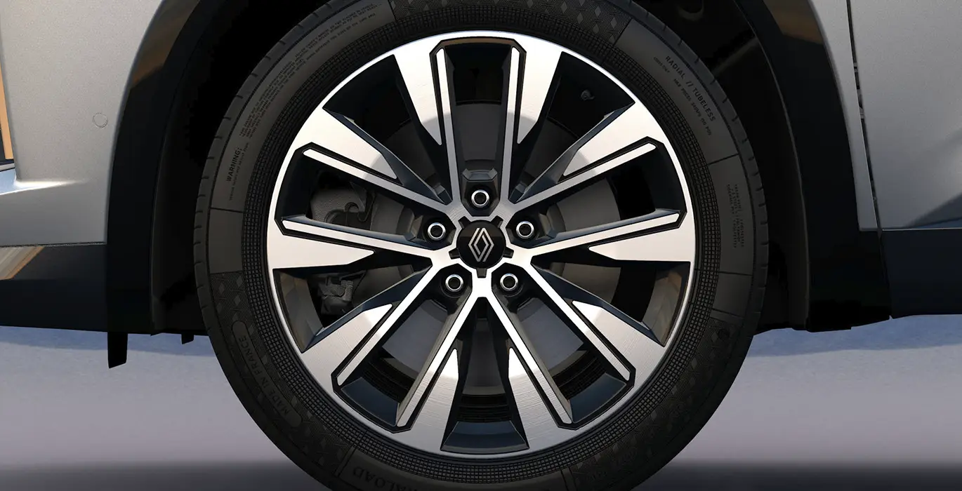 RENAULT ESPACE TECHNO E-TECH FULL HYBRID 200CV 4 RENAULT ESPACE TECHNO E TECH FULL HYBRID 200CV gris rueda | Crazy Renting