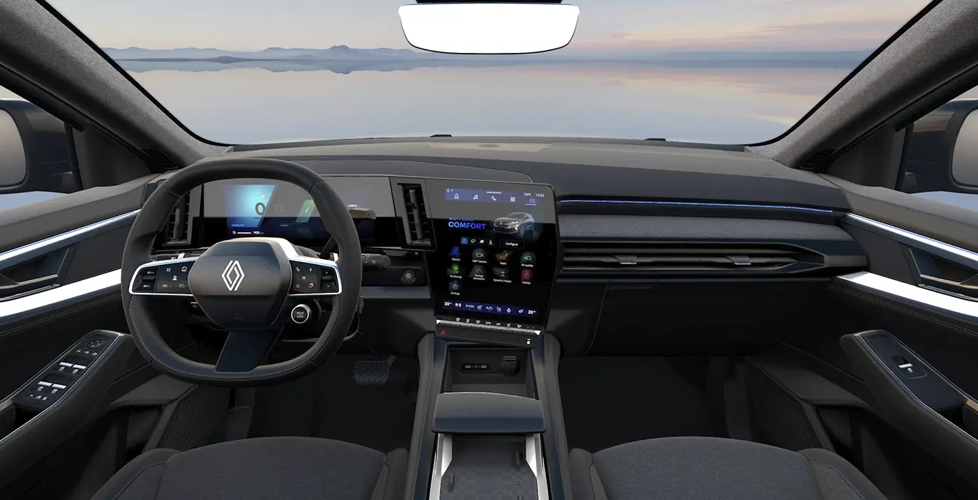RENAULT ESPACE TECHNO E-TECH FULL HYBRID 200CV 5 RENAULT ESPACE TECHNO E TECH FULL HYBRID 200CV interior delantera | Crazy Renting