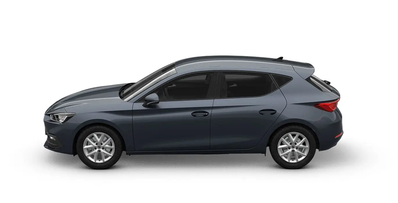 SEAT León 2.0 TDI Style XL 3 SEAT Leon 1.5 eTSI DSG 7 SS Style XL gris lateral | Crazy Renting