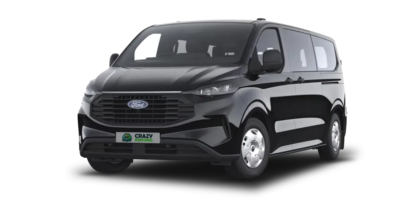Ford Transit Custom Kombi 2.0 EcoBlue 136CV 320 L2 Trend II 1 Ford Transit Custom Kombi 2.0 EcoBlue 136CV 320 L2 Trend sin fondo principal crazy | Crazy Renting