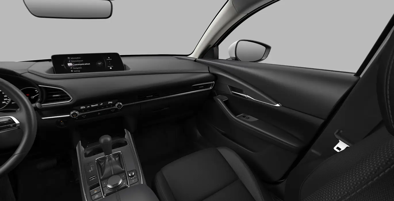MAZDA CX-30 e-SKYACT G MHEV Centre-Line 5 MAZDA CX 30 e SKYACT G MHEV Centre Line interior delantera II | Crazy Renting