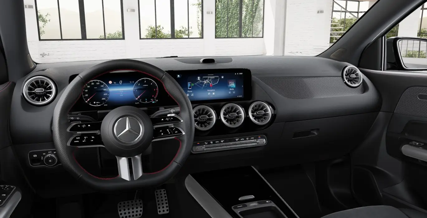 Mercedes-Benz GLA 200d 3 Mercedes Benz GLA 200d II interior delantera | Crazy Renting
