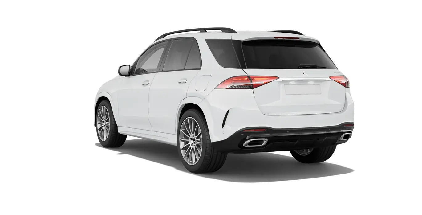 Mercedes-Benz GLE 350de Tecnología Híbrida EQ 2 Mercedes Benz GLE 350de Tecnologia Hibrida EQ blanco trasera | Crazy Renting
