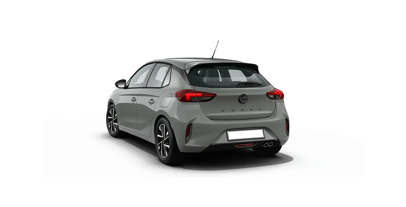 OPEL Corsa 1.2T XHL GS 100cv 2 OPEL Corsa 1.2T XHL GS 100cv gris trasera | Crazy Renting