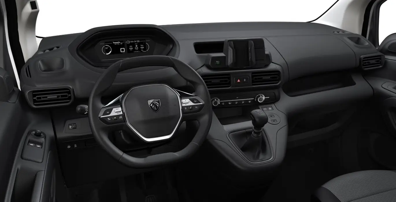 PEUGEOT Rifter Active Business Standard N1 BlueHDi 100 S&S 4 PEUGEOT RIFTER ACTIVE BUSINESS STANDARD BHDI 100 MANUAL interior delantera | Crazy Renting
