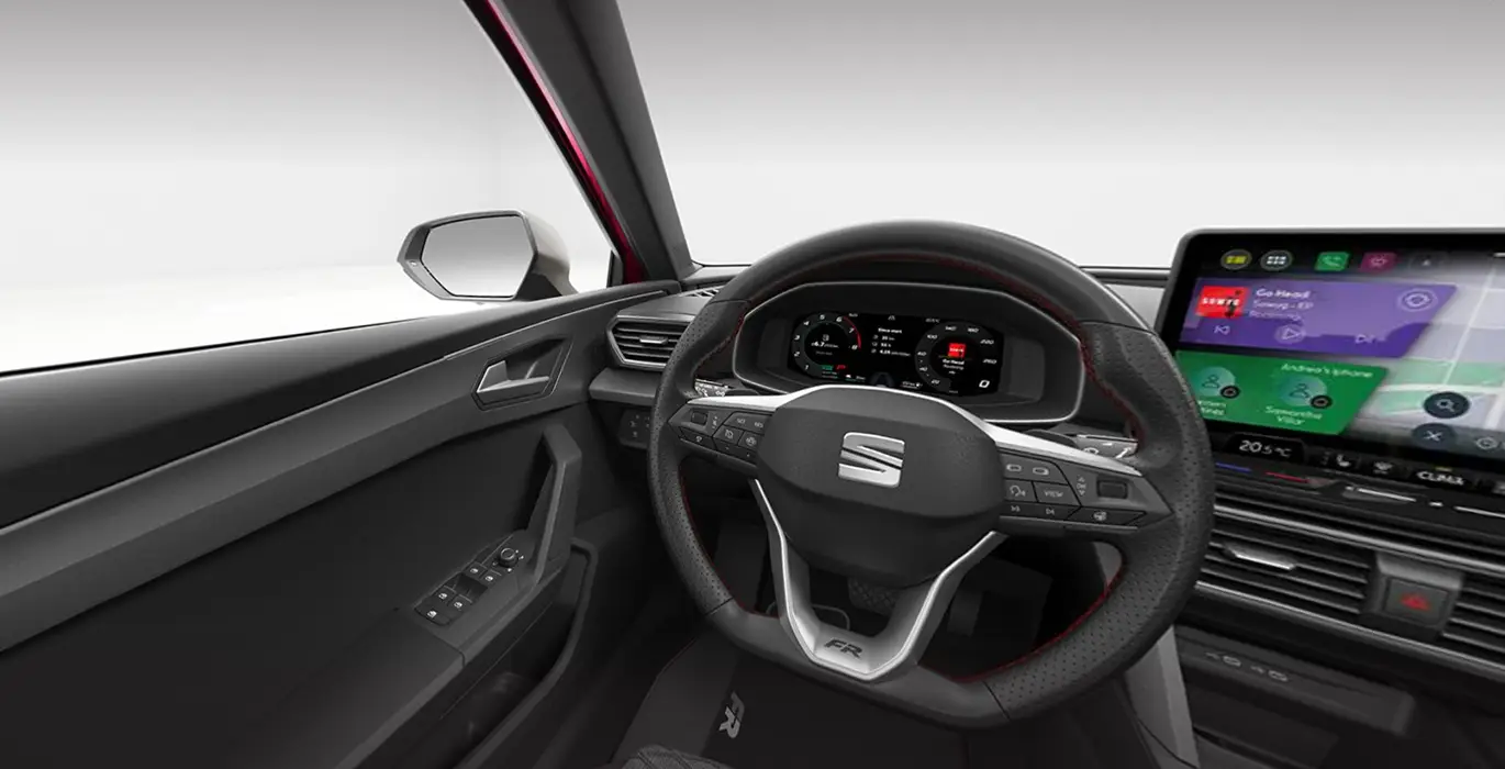 Seat León 1.5 TSI (150CV) FR Special Edition 4 Seat Leon 1.5 TSI 150CV FR Special Edition II interior delantera | Crazy Renting