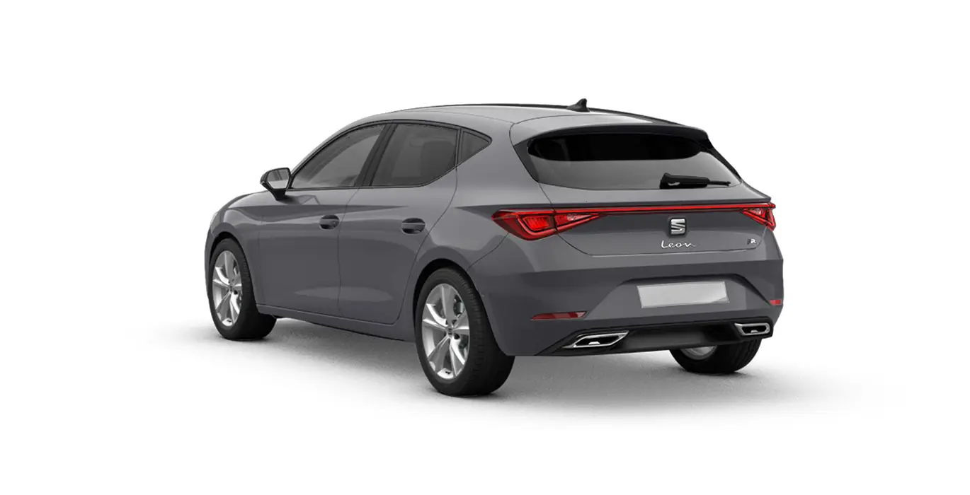 Seat León 1.5 TSI (150CV) FR Special Edition 2 Seat Leon 1.5 TSI 150CV FR Special Edition trasera gris claro | Crazy Renting