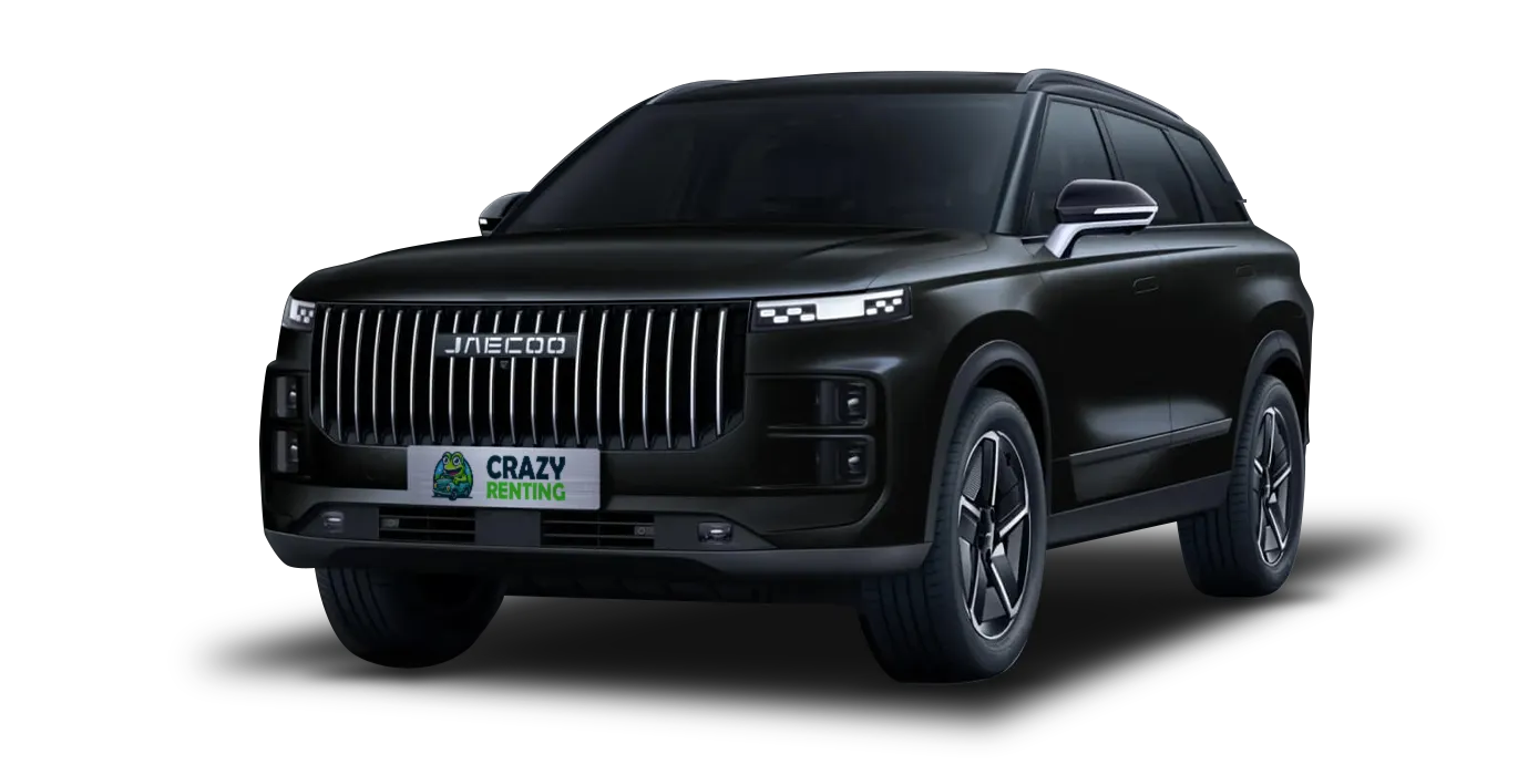 JAECOO 7 SELECT 1.6 TGDI 145CV FWD (AUTOMÁTICO) 1 JAECOO 7 SELECT 1.6 TGDI 145CV FWD AUTOMATICO negro sin fondo principal crazy | Crazy Renting