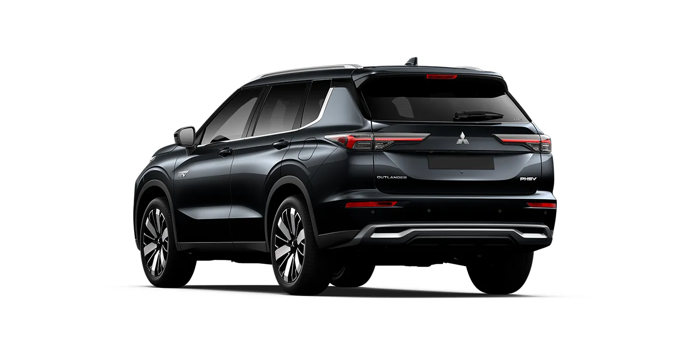 Mitsubishi Outlander PHEV Kaiteki 4WD 306CV 2 Mitsubishi Outlander PHEV Kaiteki 4WD 306CV trasera negro | Crazy Renting