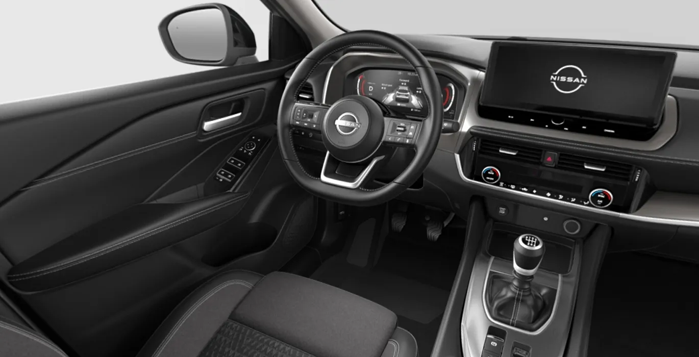 Nissan Qashqai 5P DIG-T 103kW N-Connecta 4 Nissan Qashqai 5P DIG T 103kW N Connecta interior delantera | Crazy Renting