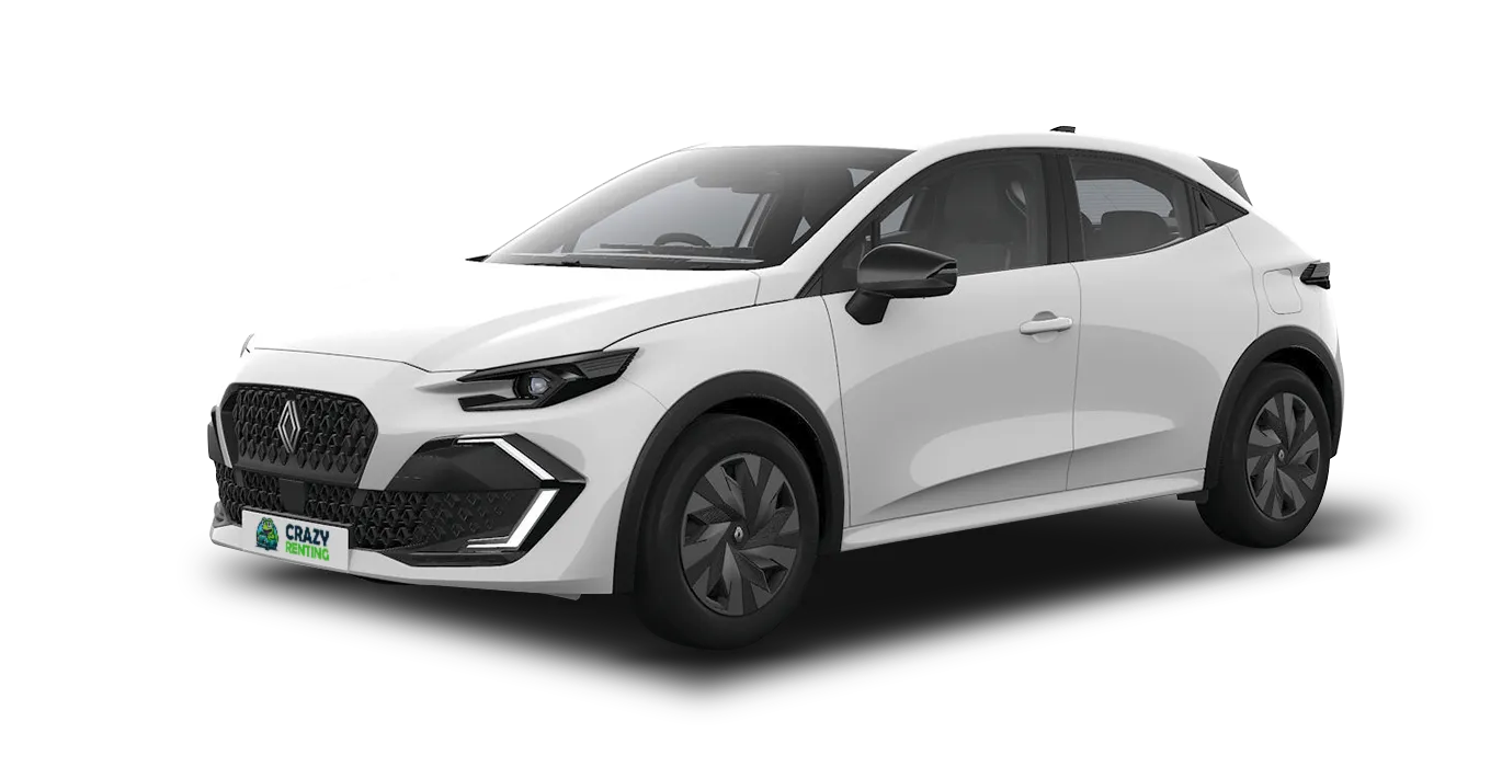 Renault Clio Evolution TCE 85kW (115CV) 1 Renault Clio Evolution TCE 85kW 115CV blanco sin fondo principal crazy | Crazy Renting