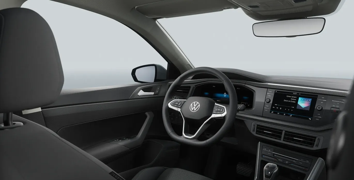 Volkswagen Polo Más 1.0 TSI 70kW (95CV) DSG 5 Volkswagen Polo Mas 1.0 TSI 70kW 95CV DSG interior delantera II | Crazy Renting