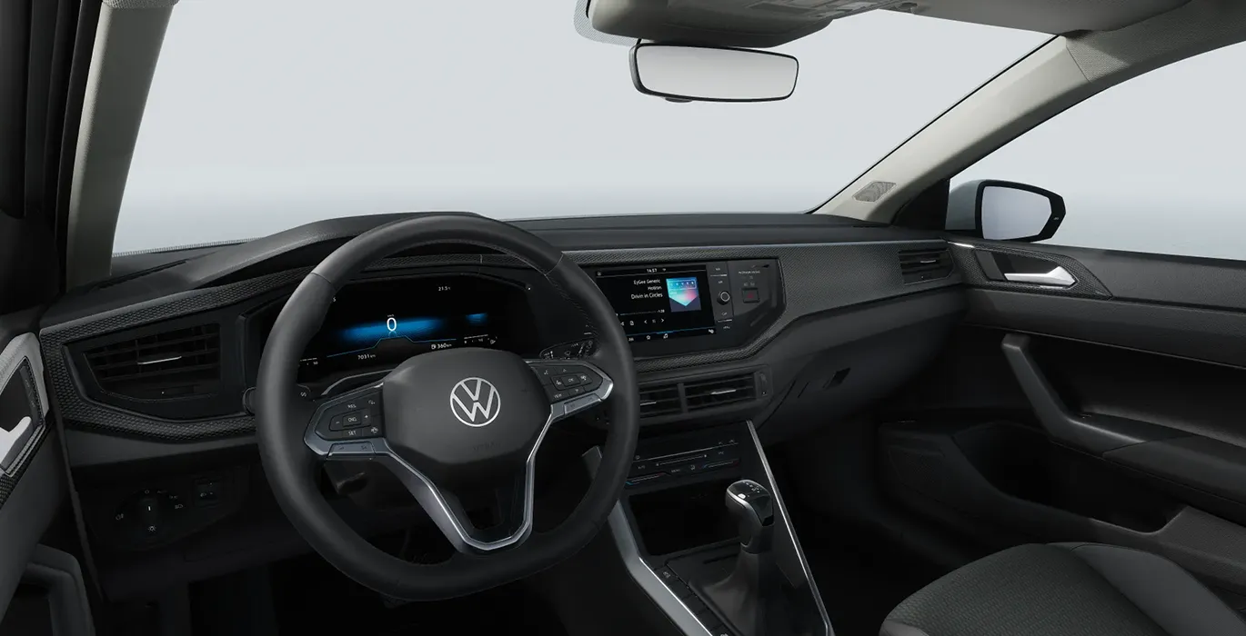 Volkswagen Polo Más 1.0 TSI 70kW (95CV) DSG 4 Volkswagen Polo Mas 1.0 TSI 70kW 95CV DSG interior delantera | Crazy Renting