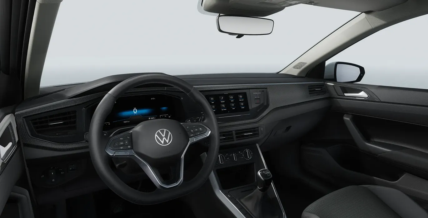 Volkswagen Polo Match 1.0 TSI 70kW (95CV) 5 Volkswagen Polo Match 1.0 TSI 70kW 95CV interior delantera II | Crazy Renting
