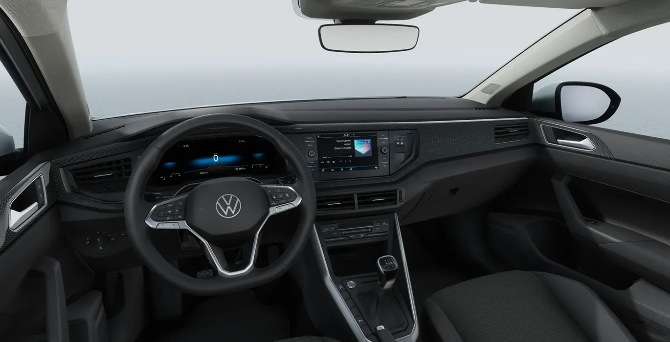 Volkswagen Taigo Más 1.0 TSI 70kW (95CV) 4 Volkswagen Taigo Mas 1.0 TSI 70kW 95CV interior delantera | Crazy Renting