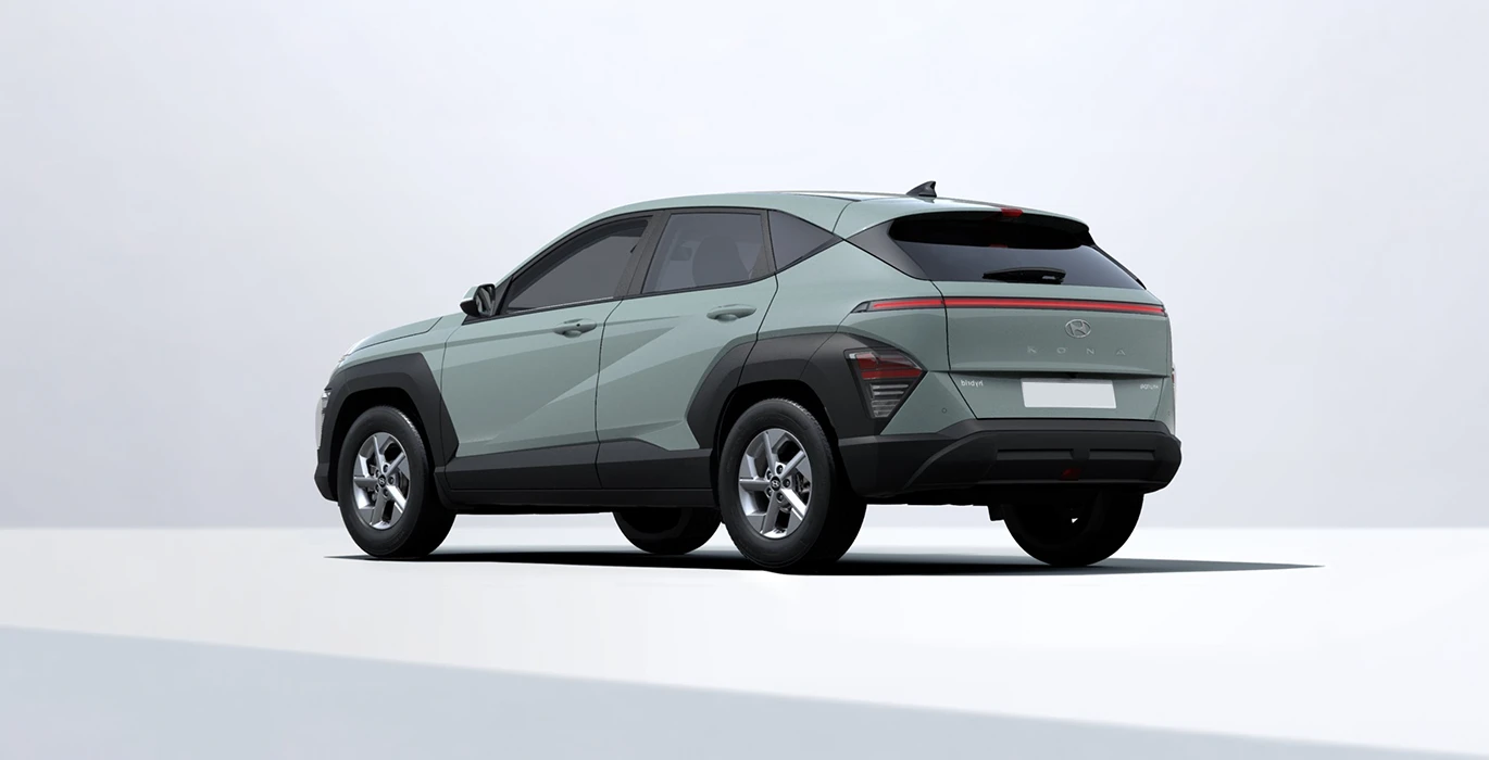 Hyundai Kona HEV 1.6 GDI Maxx DT 138CV 2 Hyundai Kona HEV 1.6 GDI Maxx DT 138CV trasera verde | Crazy Renting