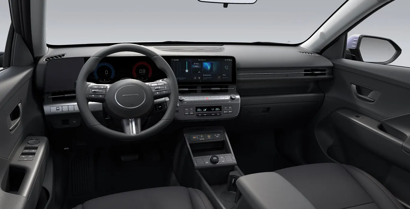 Hyundai Kona HEV 1.6GDI 138CV DT Maxx 4 Hyundai Kona HEV 1.6GDI 138CV DT Maxx interior delantera | Crazy Renting