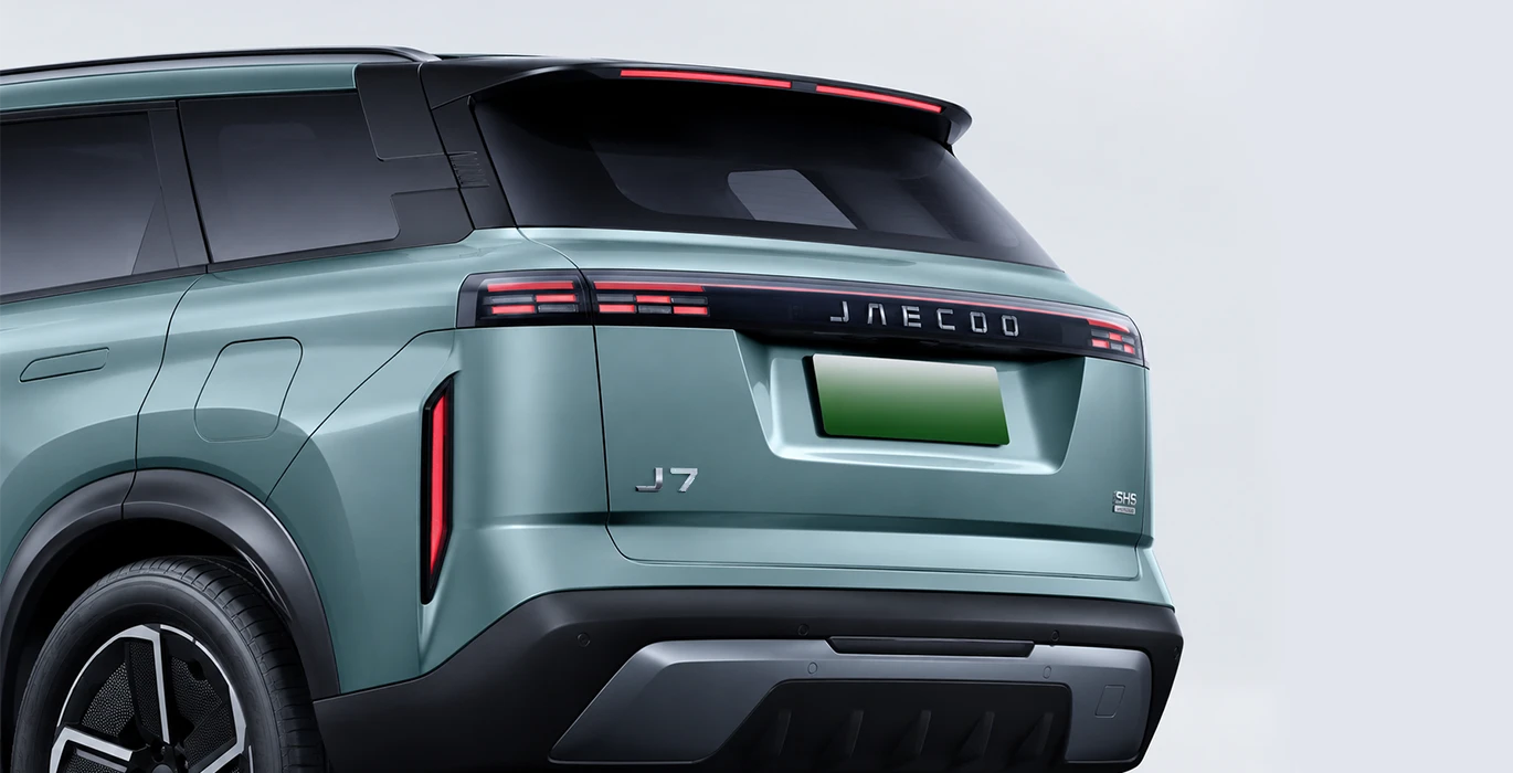 Jaecoo 7 PHEV Pure 1.5 TGDI 205kW (279CV) FWD 2 Jaecoo 7 HEV Pure 1.5 TGDI 165kW 224CV 1DHT FWD trasera | Crazy Renting