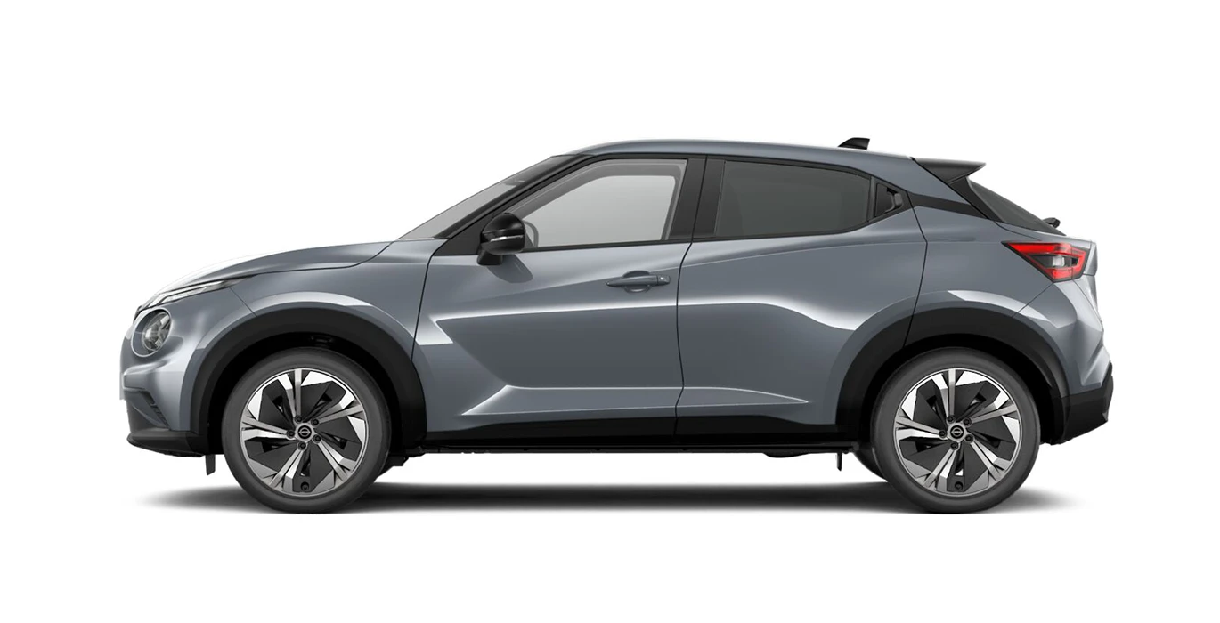 NISSAN JUKE HYBRID N-CONNECTA 145CV AUT. 3 NISSAN JUKE HYBRID N CONNECTA 145CV AUT. lateral gris | Crazy Renting