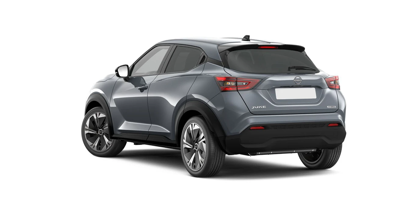 NISSAN JUKE HYBRID N-CONNECTA 145CV AUT. 2 NISSAN JUKE HYBRID N CONNECTA 145CV AUT. trasera gris | Crazy Renting