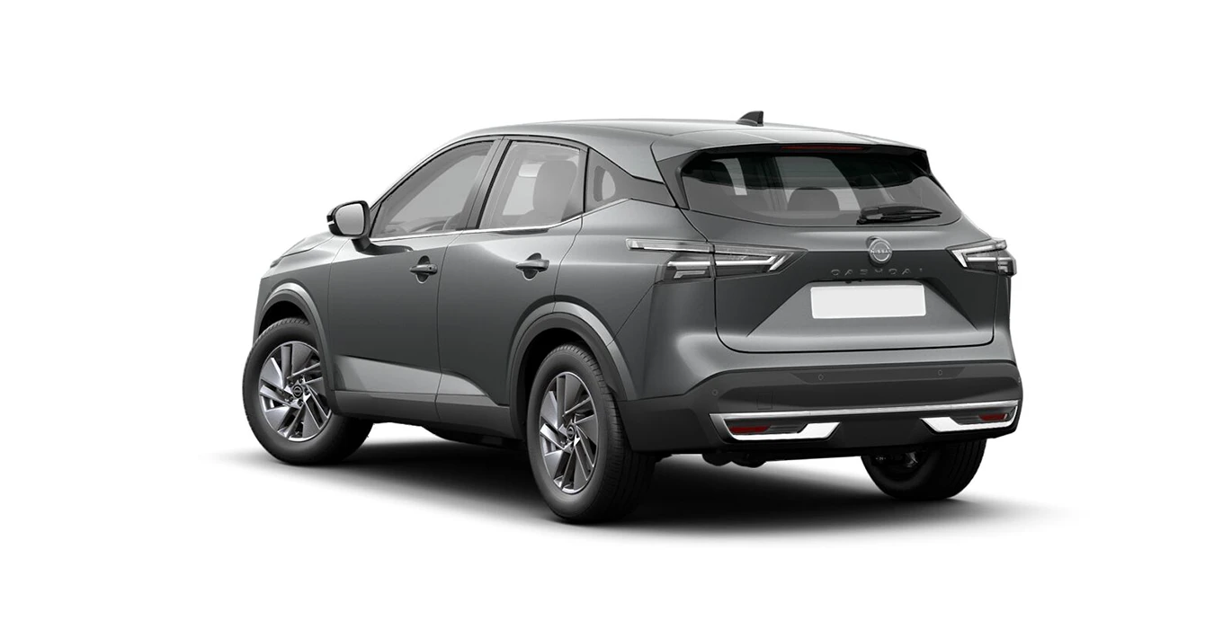 Nissan Qashqai 5P DIG-T 103kW (140CV) MHEV 12V 6MT 4x2 Acenta 2 Nissan Qashqai 5P DIG T 103kW 140CV MHEV 12V 6MT 4x2 Acenta trasera gris | Crazy Renting