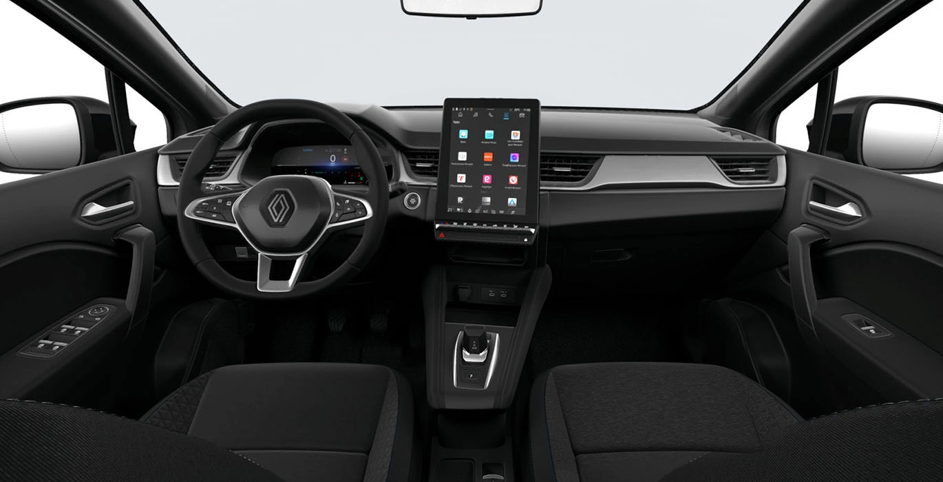Renault Captur Evolution TCE 140cv DCE 4 Renault Captur Evolution TCE 140cv DCE interior delantera | Crazy Renting