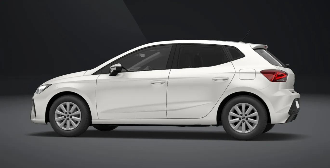 Seat Ibiza 1.0 MPI 59kW (80CV) Start/Stop Style+ 3 Seat Ibiza 5P 1.0 MPI 70kW 80CV StartStop MY26 lateral | Crazy Renting