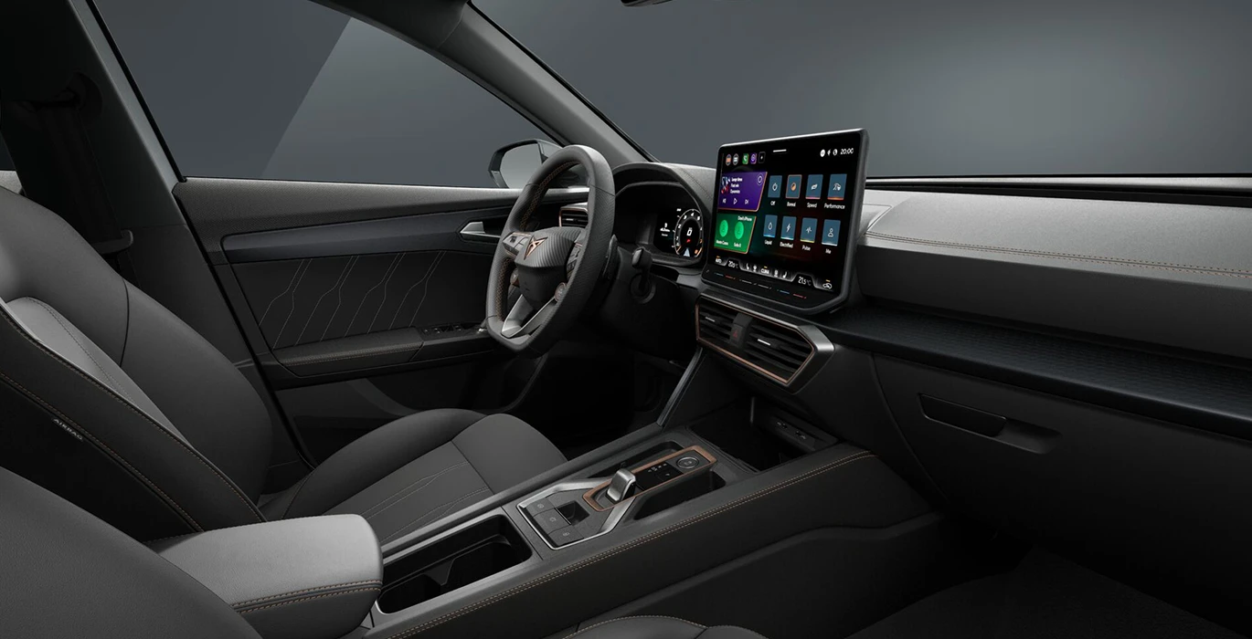 Cupra Formentor 1.5 ETSI 110kW (150CV) DSG 4 Cupra Formentor 1.5 ETSI 110kW 150CV DSG interior delantera II | Crazy Renting