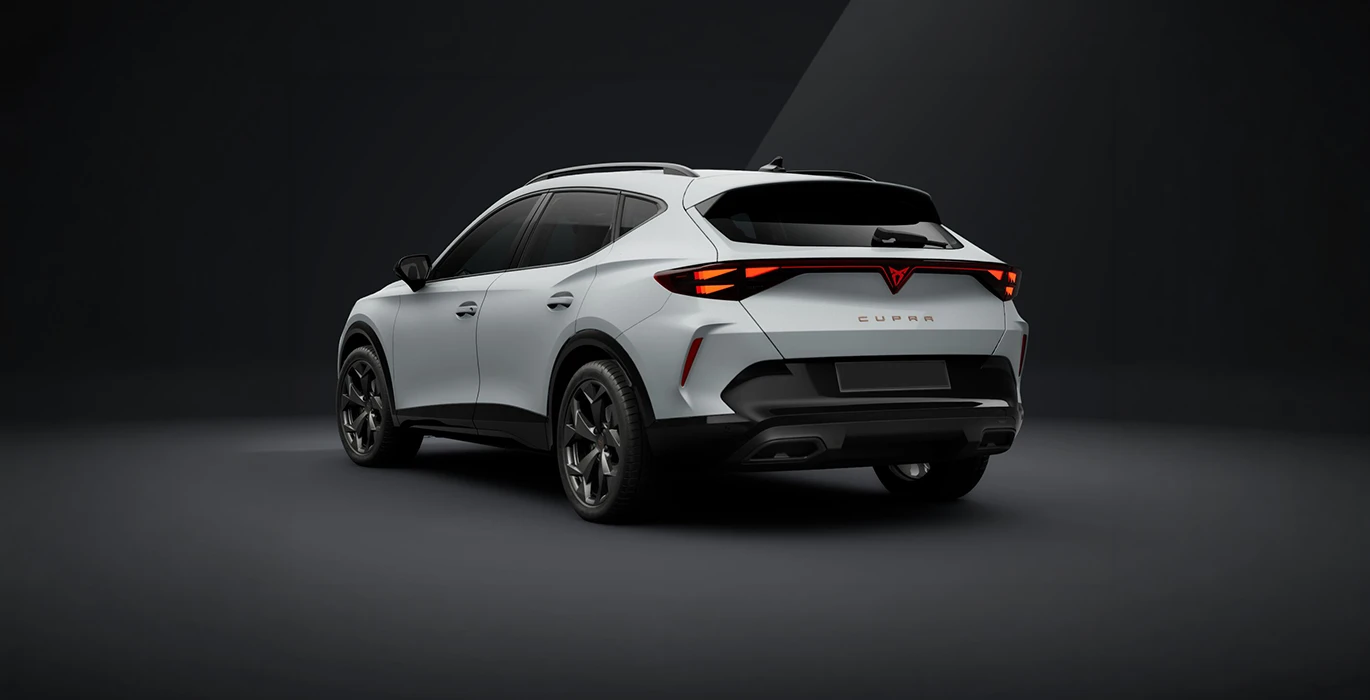 Cupra Formentor 1.5 ETSI 110kW (150CV) DSG 2 Cupra Formentor 1.5 ETSI 110kW 150CV DSG trasera blanco | Crazy Renting