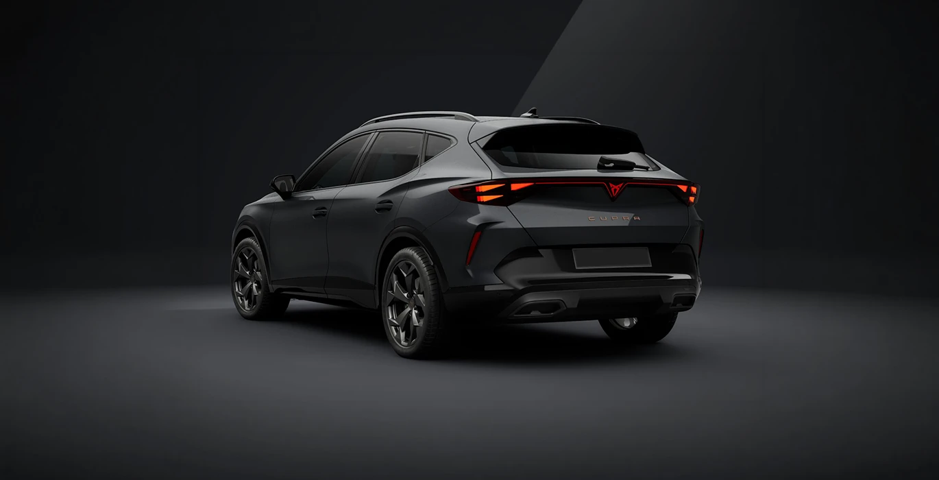 Cupra Formentor 1.5 TSI 110kW (150CV) GA 2 Cupra Formentor 1.5 ETSI 110kW 150CV DSG trasera gris | Crazy Renting