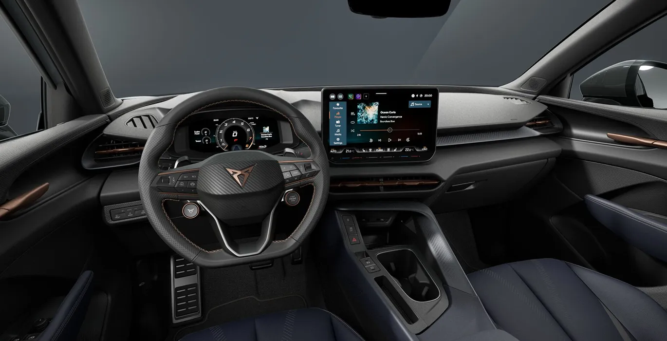 Cupra Terramar 1.5 ETSI 110kw (150CV) DSG 4 Cupra Terramar 1.5 ETSI 110kw 150CV DSG interior delantera | Crazy Renting