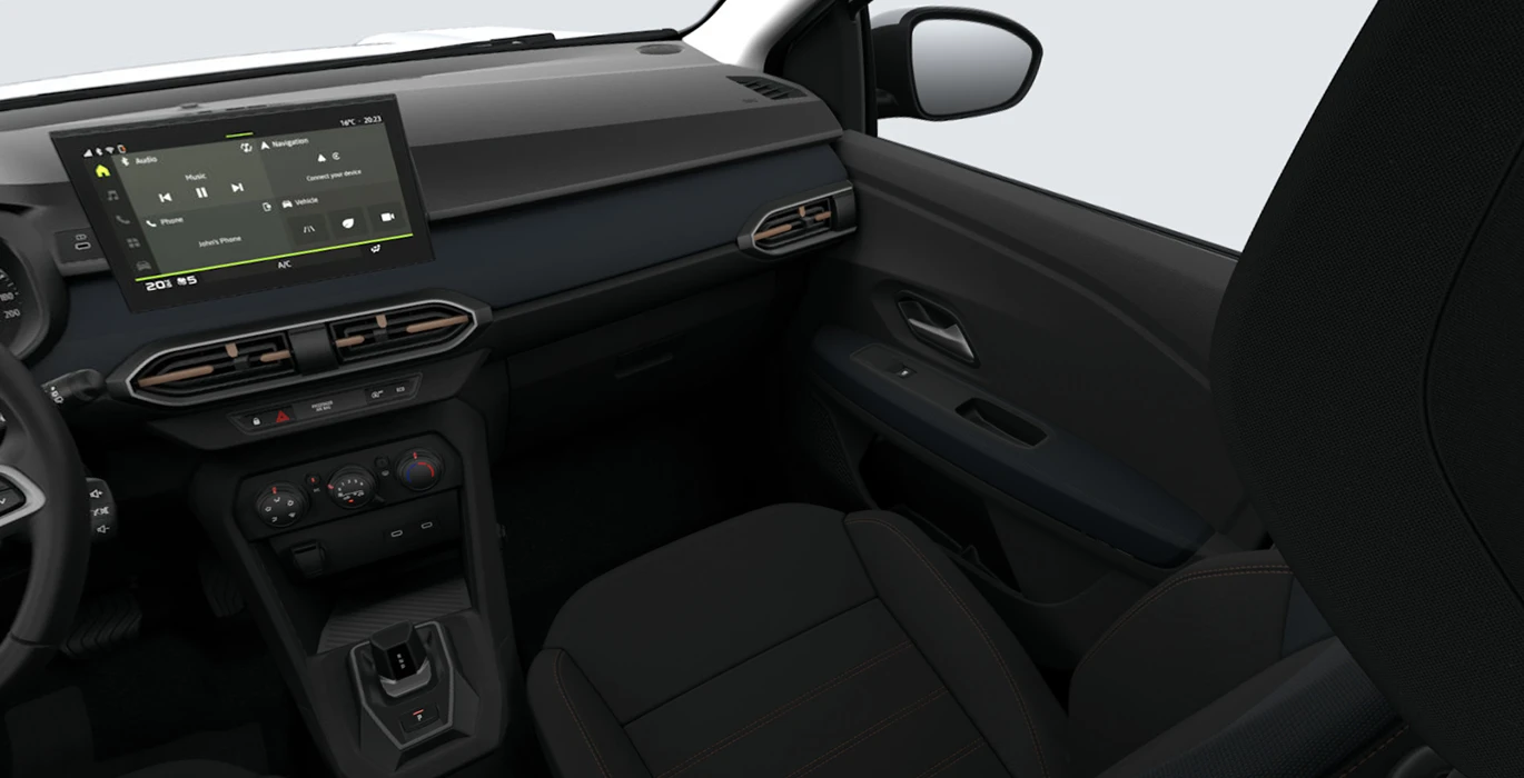 Dacia Sandero Stepway Expression ECO-G 120 AT 5 Dacia Sandero Stepway Expression ECO G 120 AT interior delantera II | Crazy Renting