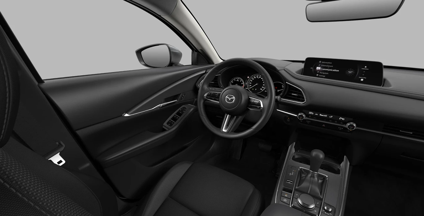 MAZDA CX-30 e-SKYACT G MHEV Centre-Line 4 MAZDA CX 30 e SKYACT G MHEV Centre Line II interior delantera | Crazy Renting