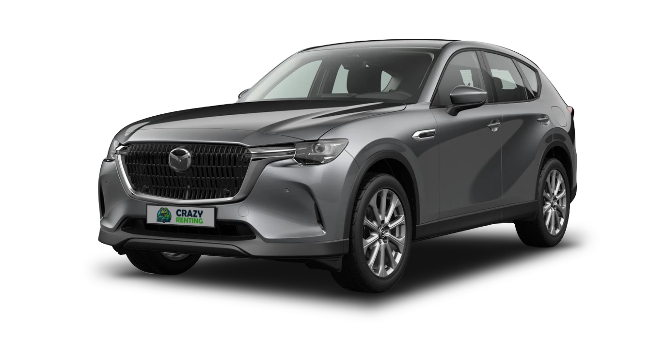 MAZDA CX-60 e-Skyactiv D MHEV 8AT RWD Exclusive-Line 1 MAZDA CX 60 e Skyactiv D MHEV 8AT RWD Exclusive Line sin fondo principal crazy | Crazy Renting