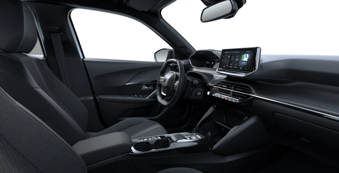 PEUGEOT 2008 ALLURE HYBRID 110 EDCS6 (AUTOMÁTICO) 5 PEUGEOT 2008 ALLURE HYBRID 110 EDCS6 AUTOMATICO interior delantera II | Crazy Renting