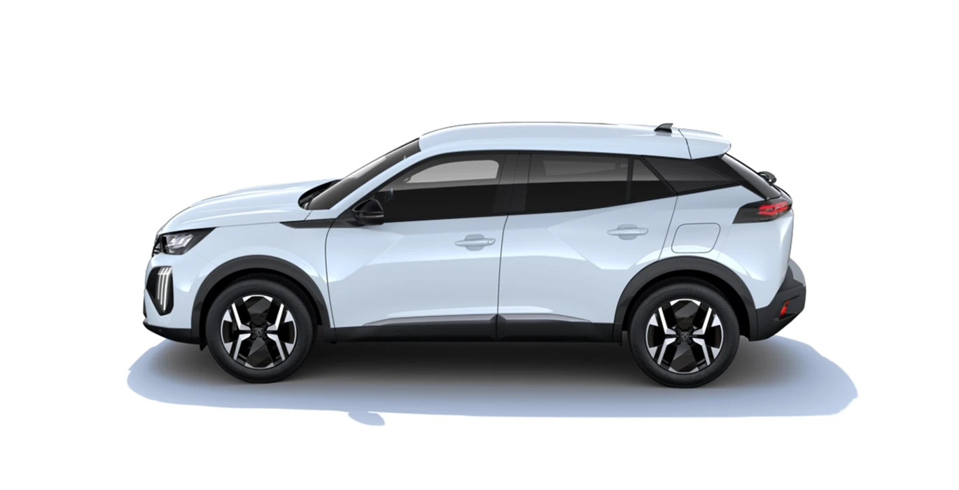 PEUGEOT 2008 ALLURE HYBRID 110 EDCS6 (AUTOMÁTICO) 3 PEUGEOT 2008 ALLURE HYBRID 110 EDCS6 AUTOMATICO lateral | Crazy Renting