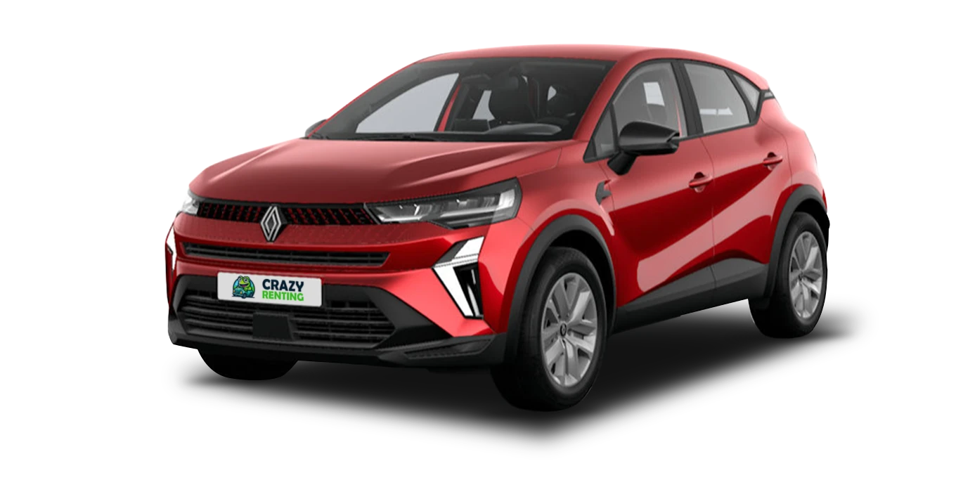 Renault Captur Evolution ECO-G 120CV 1 Renault Captur Evolution ECO G 120CV rojo sin fondo principal crazy | Crazy Renting