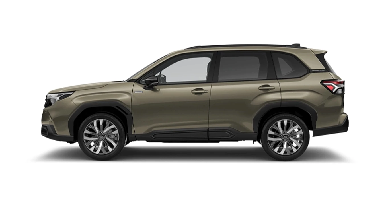 Subaru Forester 2.0i Hybrid Field CVT 4 Subaru Forester 2.0i Hybrid Field CVT lateral verde | Crazy Renting