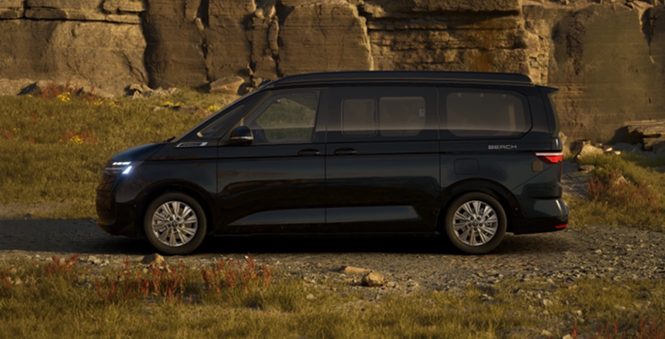 Volkswagen California Beach Tour 2.0 TDI 110kW (150CV) DSG 4 Volkswagen California Beach Tour 2.0 TDI 110kW 150CV DSG lateral | Crazy Renting