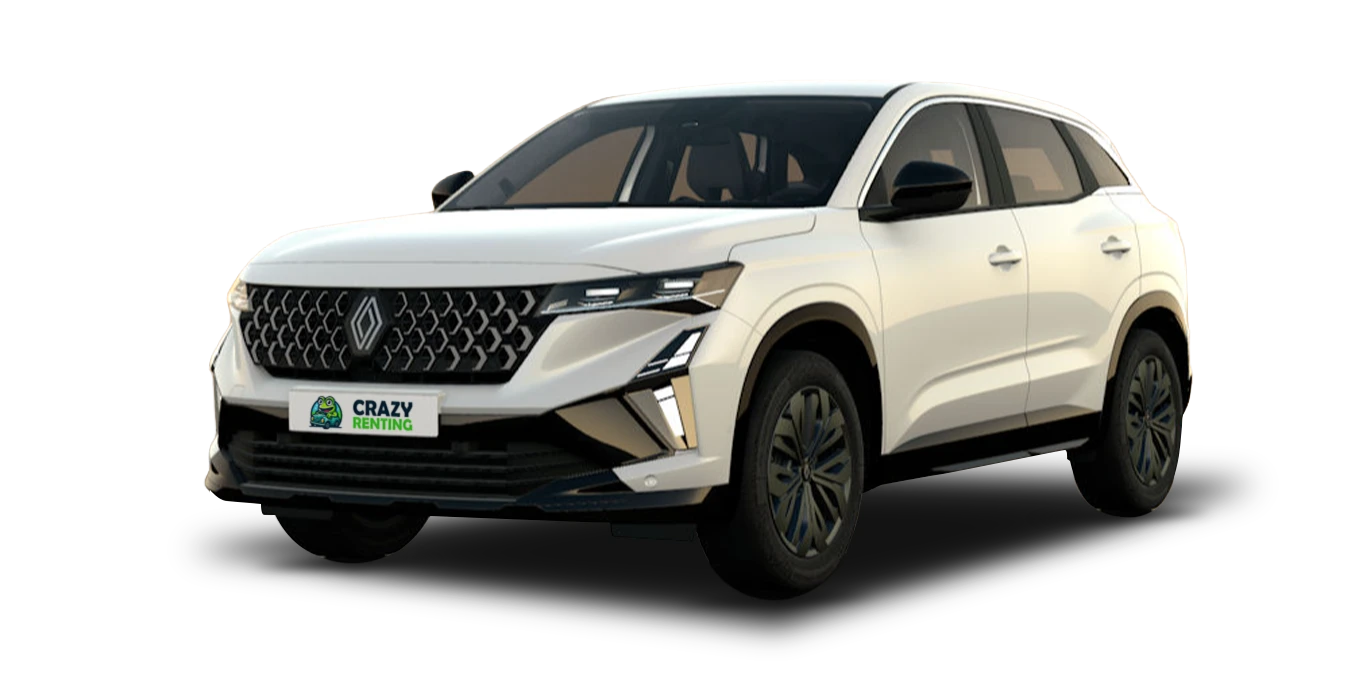 Renault Austral E-Tech Full Hybrid Evolution 147kW 1 RENAULT AUSTRAL E Tech Full Hybrid Evolution 147kW sin fondo principal blanco crazy | Crazy Renting