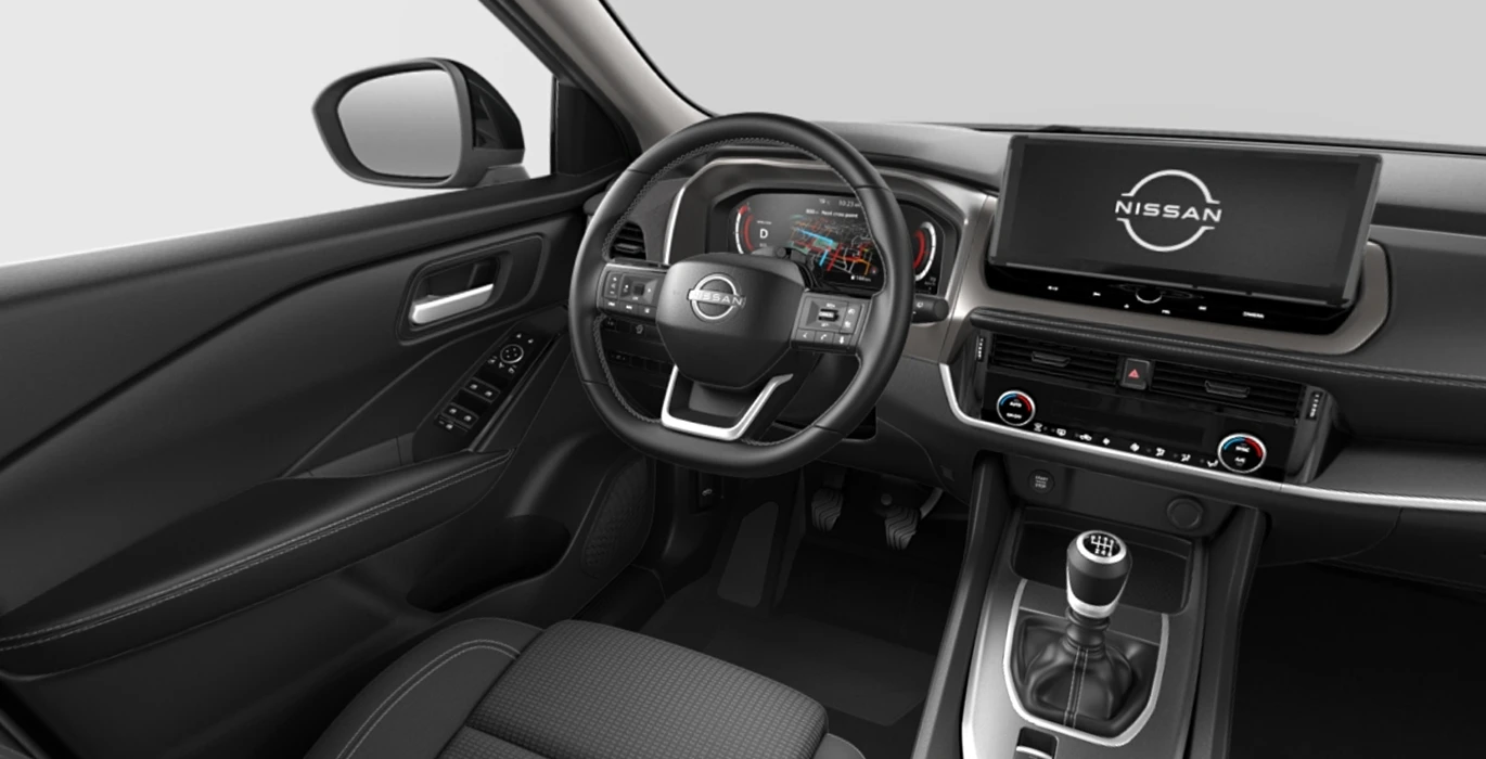 Nissan Qashqai DIG-T 116kW (158CV) MHEV Acenta 4 Nissan Qashqai DIG T 116kW 158CV MHEV Acenta restyling interior delantera | Crazy Renting