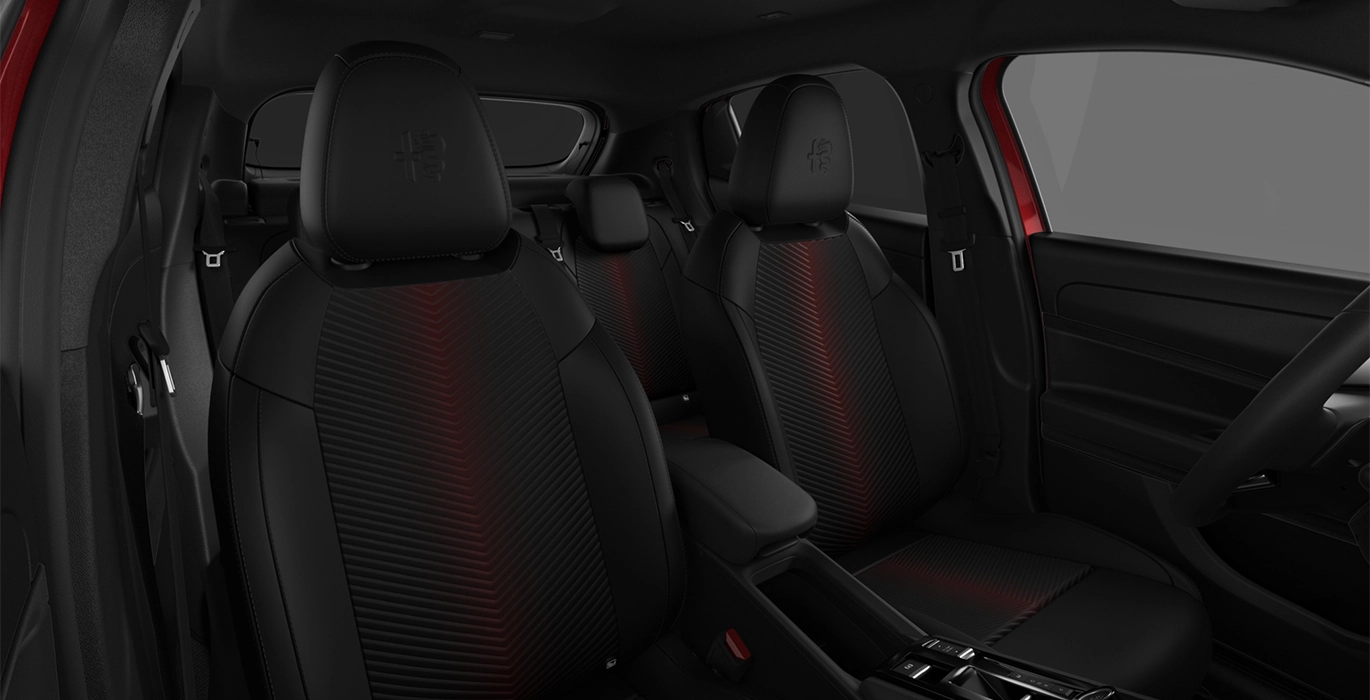 ALFA ROMEO JUNIOR IBRIDA SPECIALE 136CV AUTOMATICO interior trasera | Crazy Renting