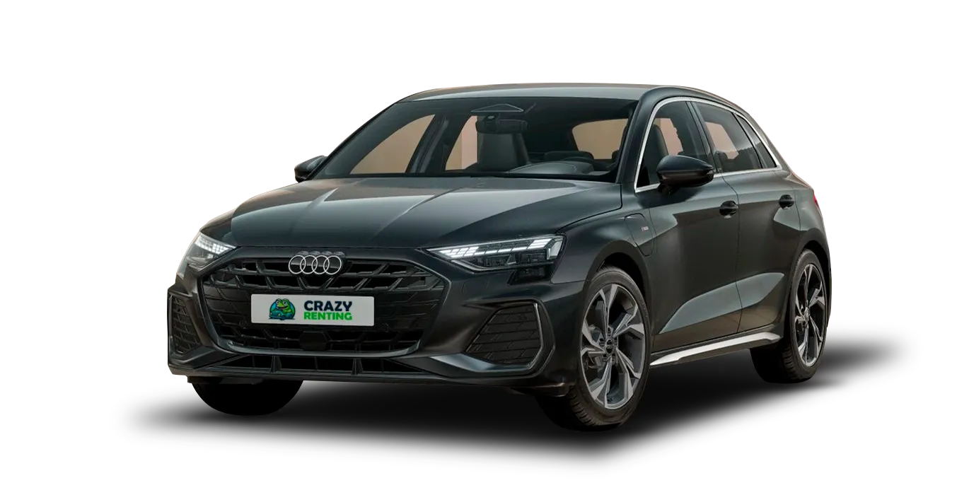 AUDI A3 Sportback S Line 40 TFSIe 150kW S Tron sin fondo principal crazy | Crazy Renting