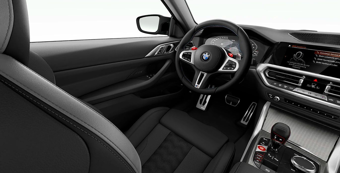 BMW M4 Competition Coupé 3 BMW M4 Competition Coupe interior delantera 2 | Crazy Renting